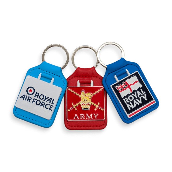 RAF army navy custom keyrings