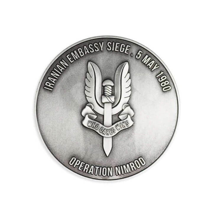 SAS who dares wins challenge coin