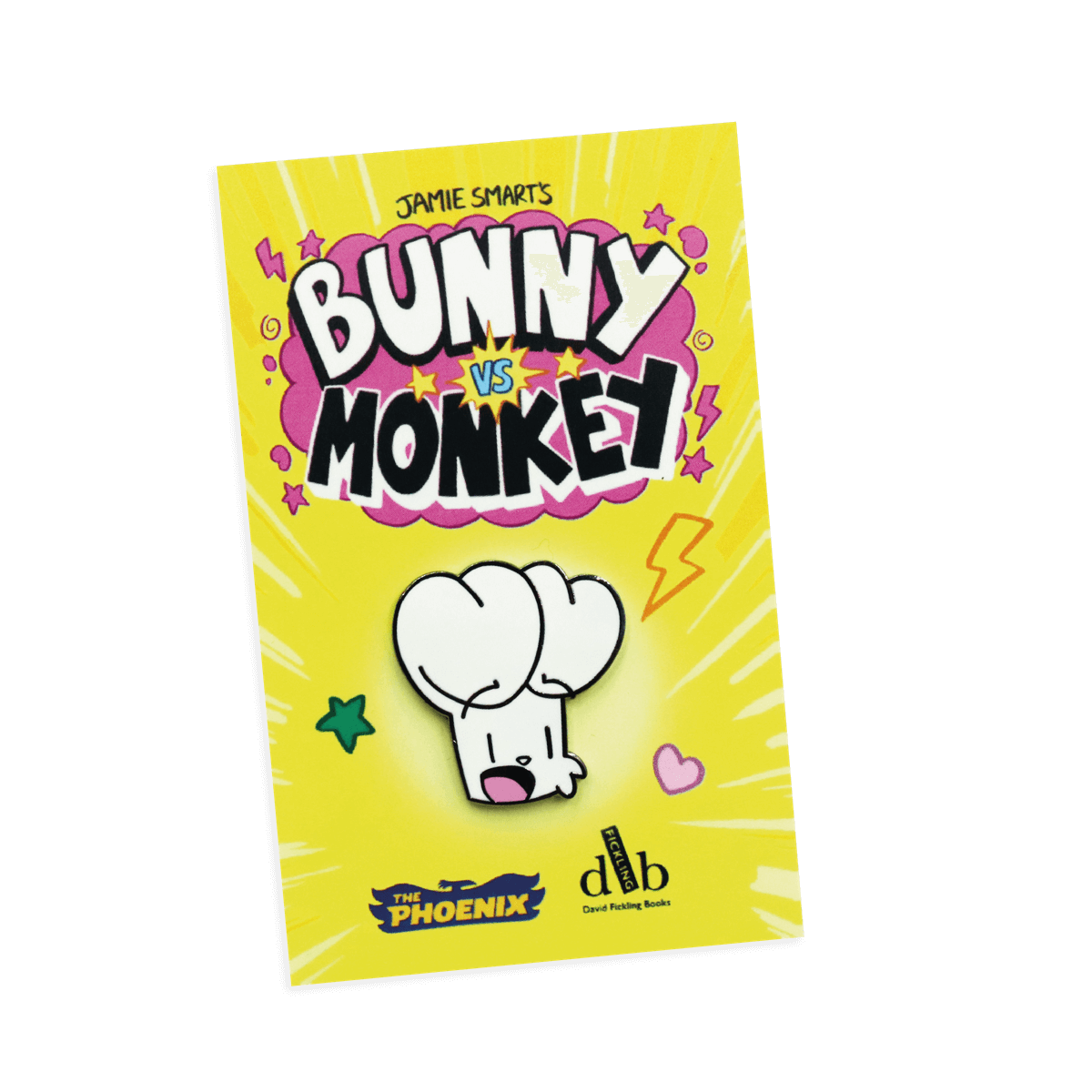 Look kids! It's Bunny from Bunny vs Monkey! He's on a backing card.