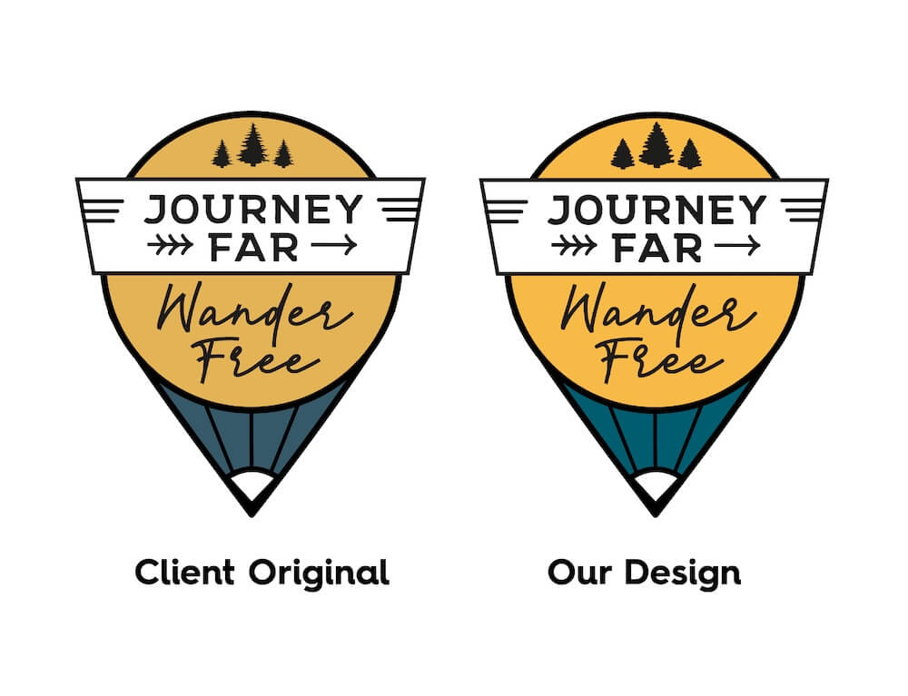 Before and after of walking client production 2