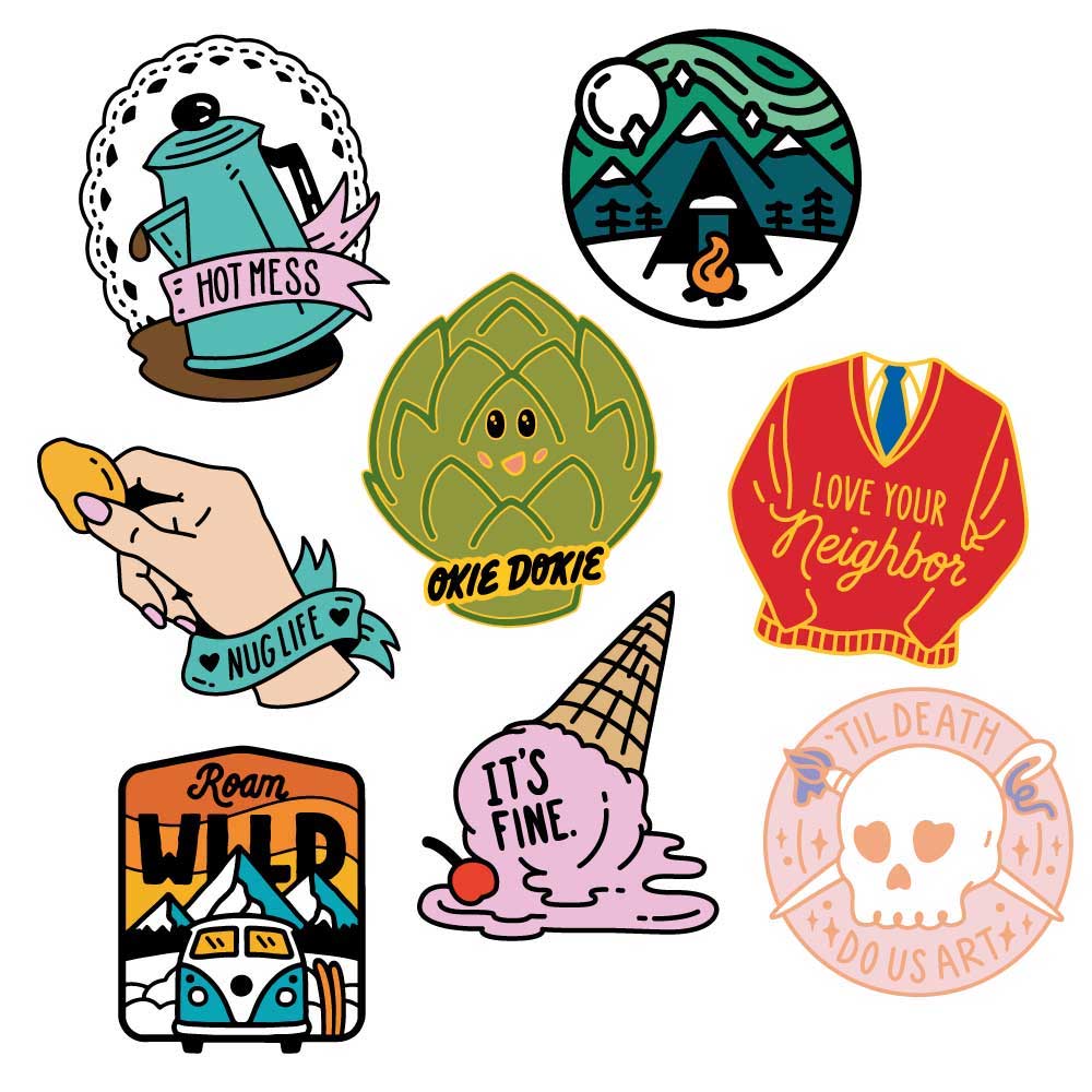 Badges designed by We are Bouys