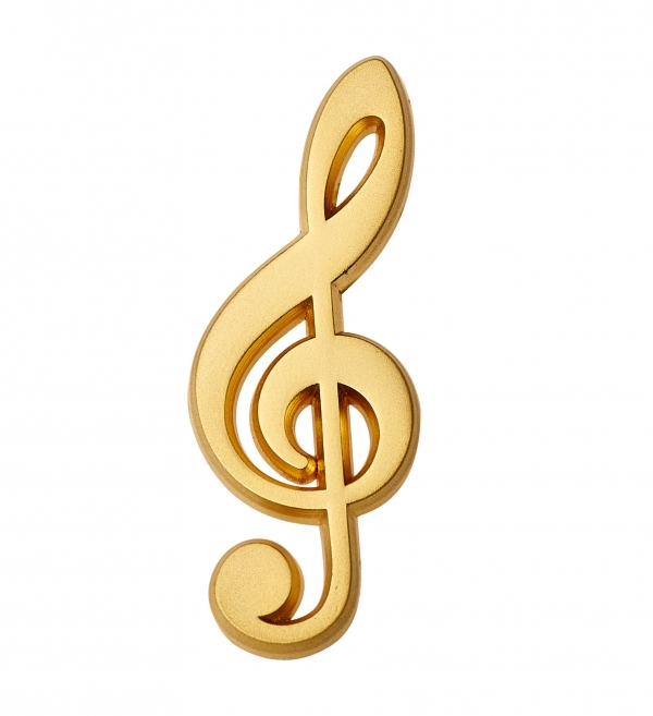 music treble clef school badges made by cooper music cleff