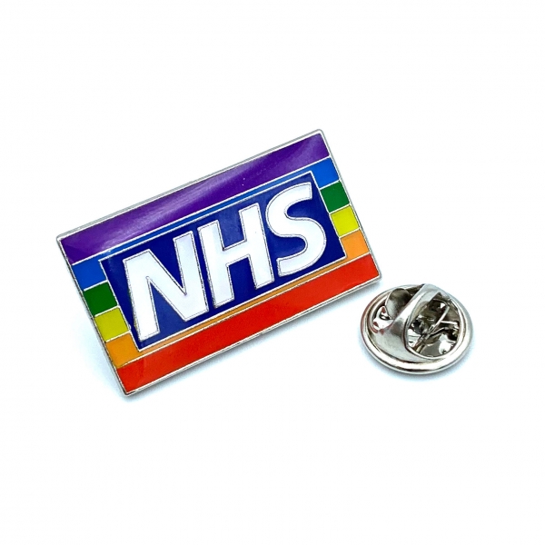 Rainbow NHS Badge Made by Cooper
